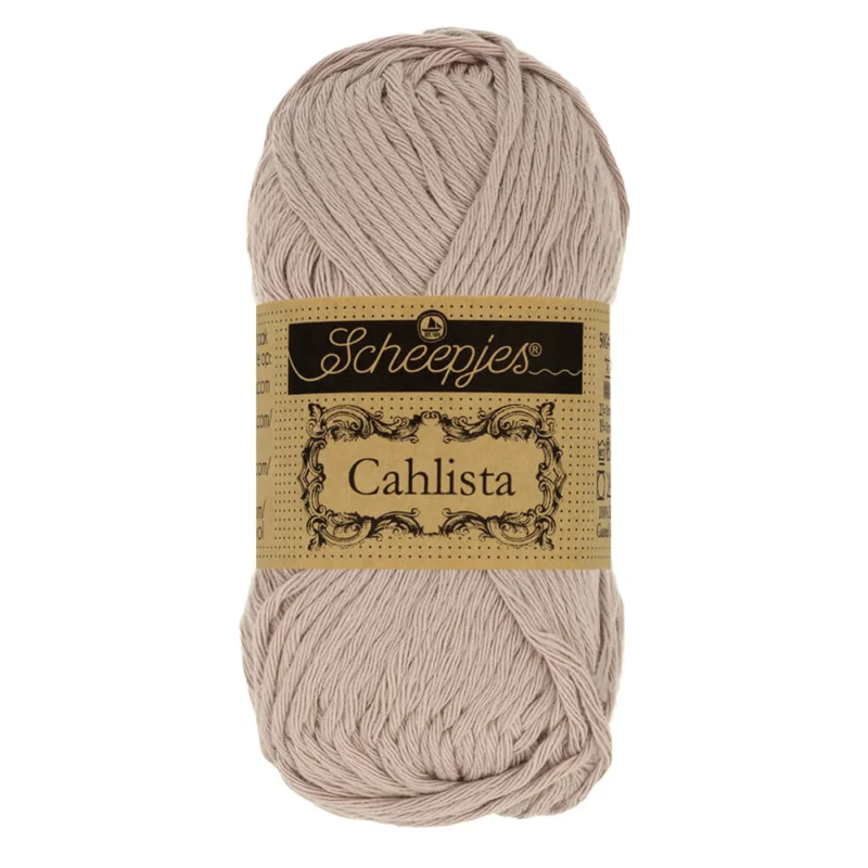 Fri frakt Cahlista garn Scheepjes 50 g Soft Beige 406