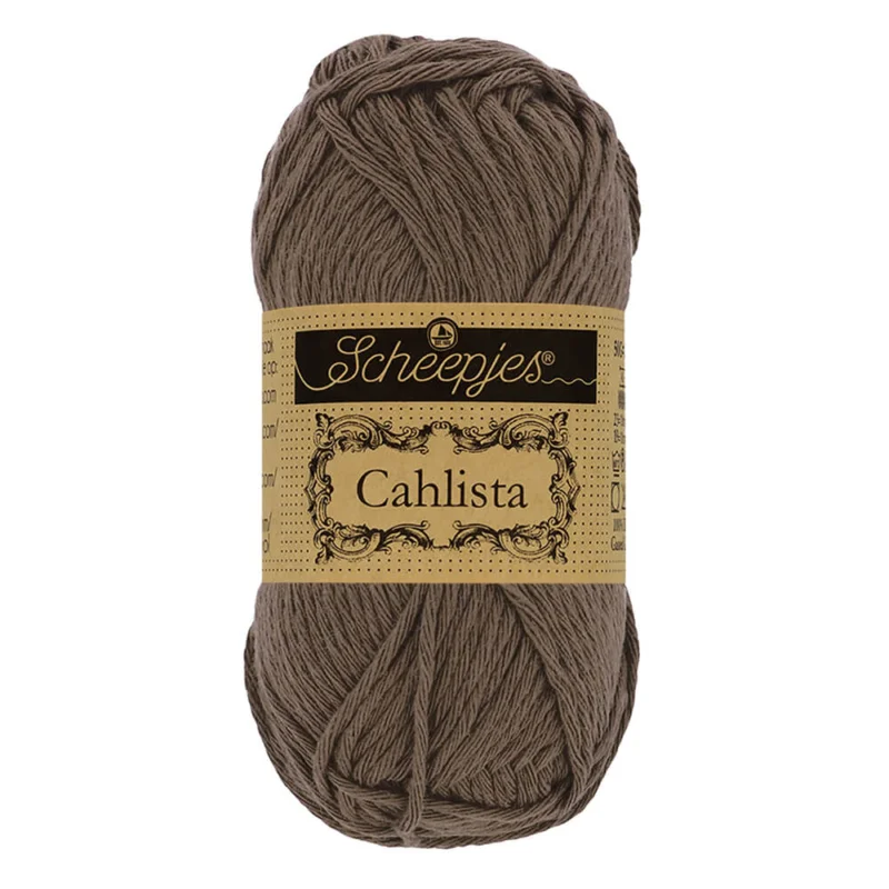 Extra rabatt Cahlista garn Scheepjes 50 gChocolate507