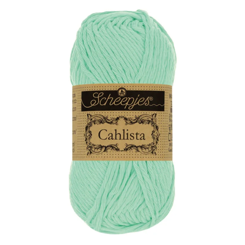Premium Cahlista garn Scheepjes 50 g ChrystallineMint 385