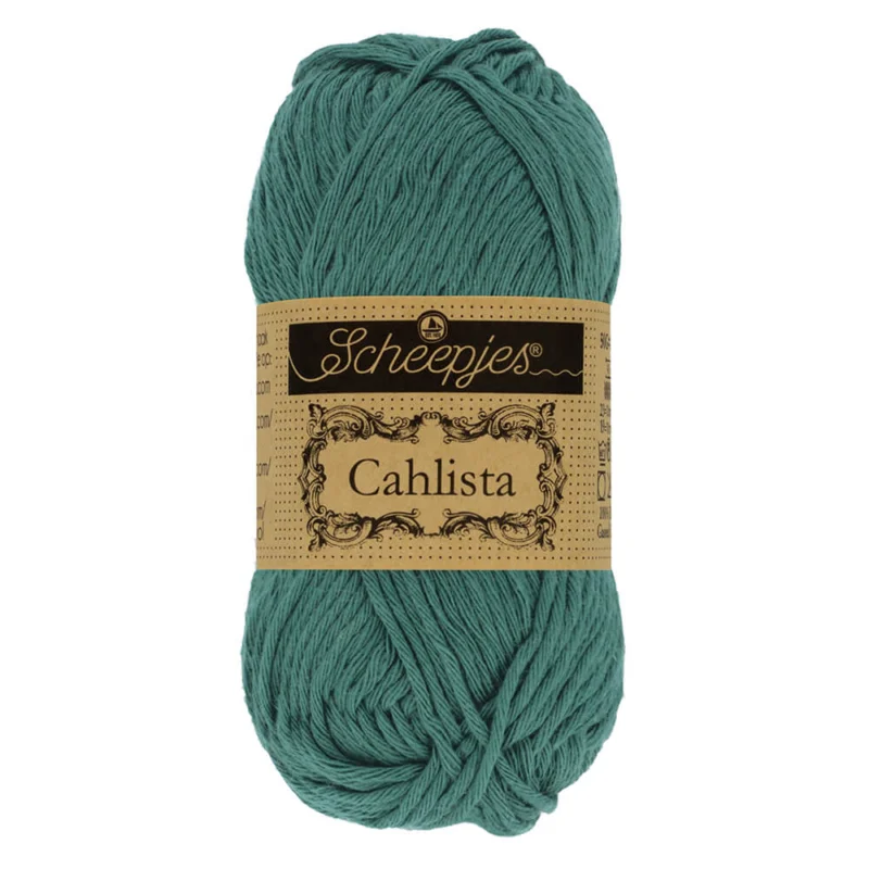 Populärt val Cahlista garn Scheepjes 50 g Deep Ocean Green 391