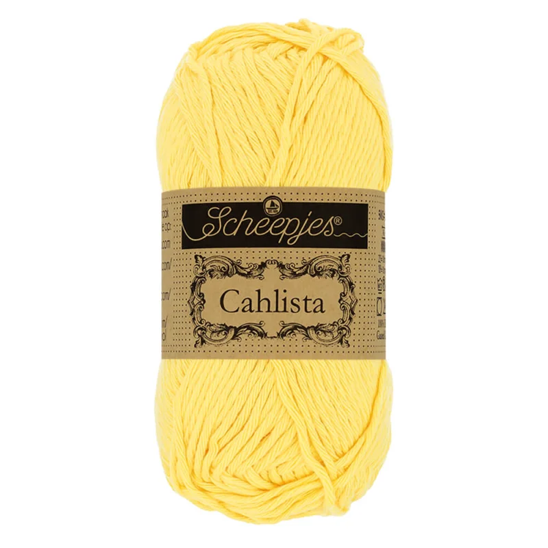 Begränsat antal Cahlista garn Scheepjes 50 g Primrose 522