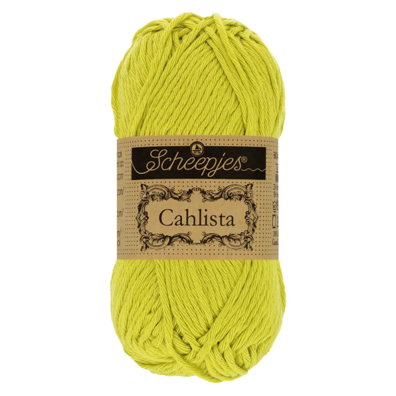 Cahlista garn Scheepjes 50 g Green Yellow245 Populärt val