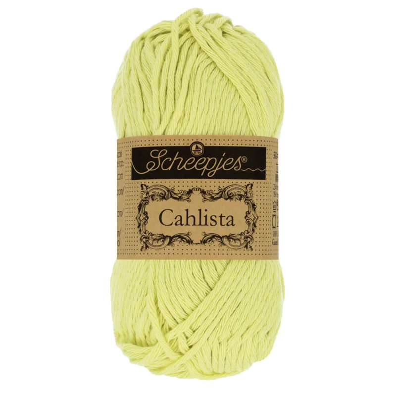 Köp online Cahlista garn Scheepjes 50 gLime Juice 392