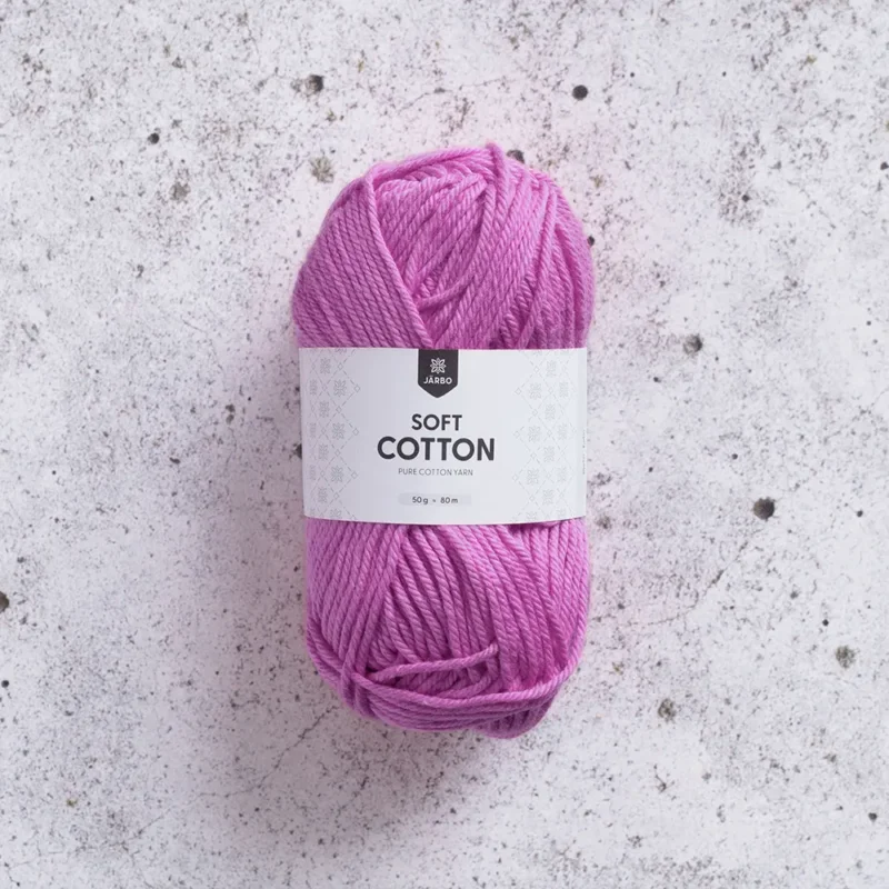 Järbo Soft Cotton, 8906, Pink Slip, 50g Nyhet