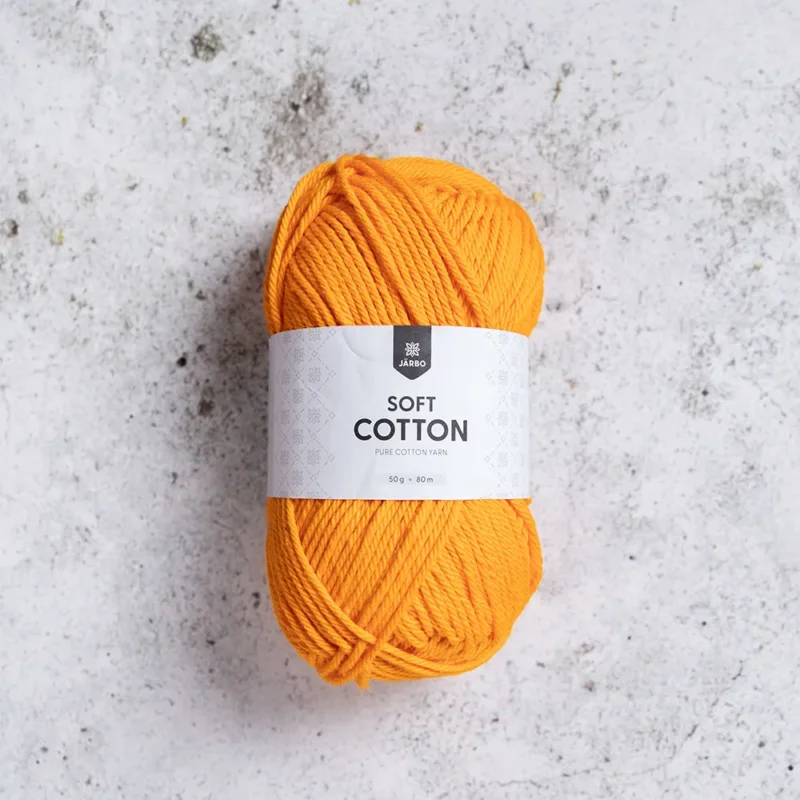Järbo Soft Cotton, 8899, Orange Squeeze, 50g Köp nu