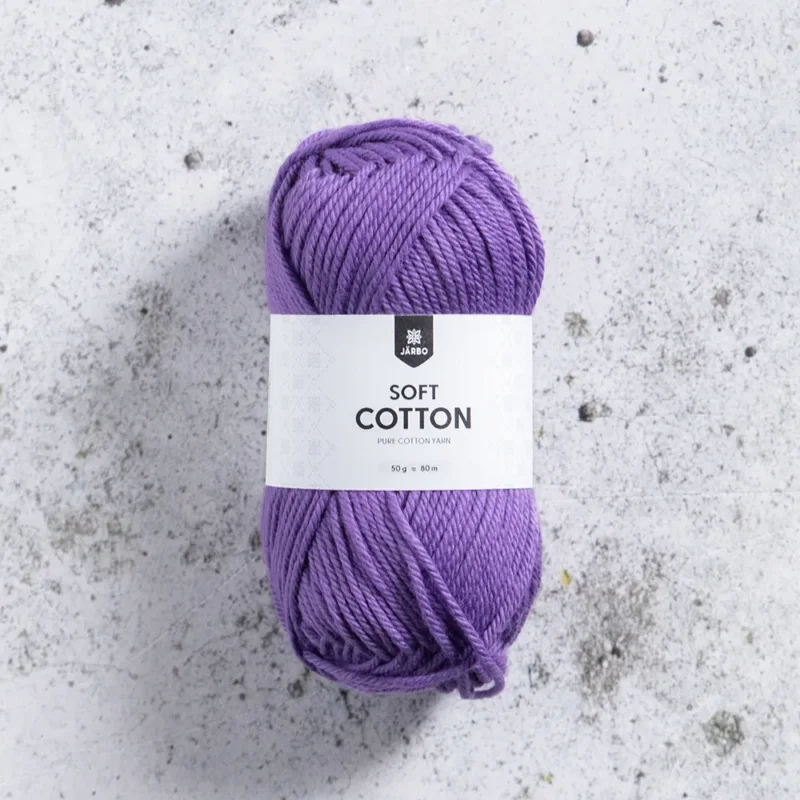 Järbo Soft Cotton, 8896, Purple Crocus, 50g Fynd