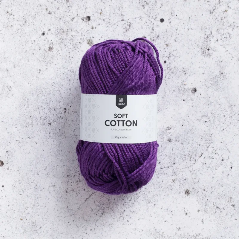 Fynd Järbo Soft Cotton, 8877, Plum, 50g