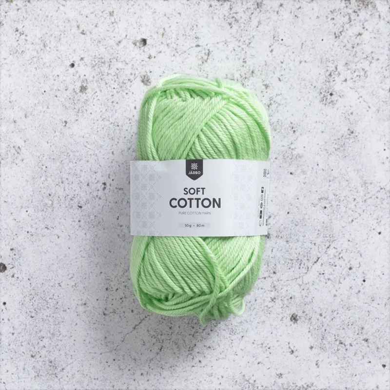 Järbo Soft Cotton, 8876, Pistachio, 50g Kampanjpris