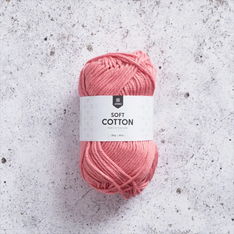 Beställ idag Järbo Soft Cotton, 8871, Coral, 50g