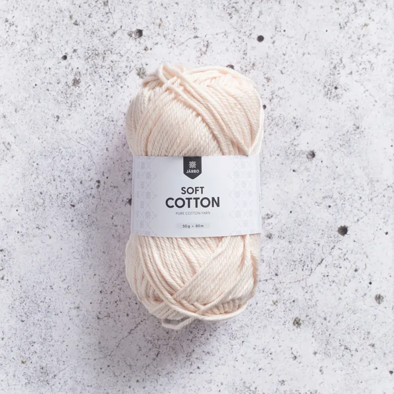 Järbo Soft Cotton, 8869, Paled Apricot, 50g Endast idag
