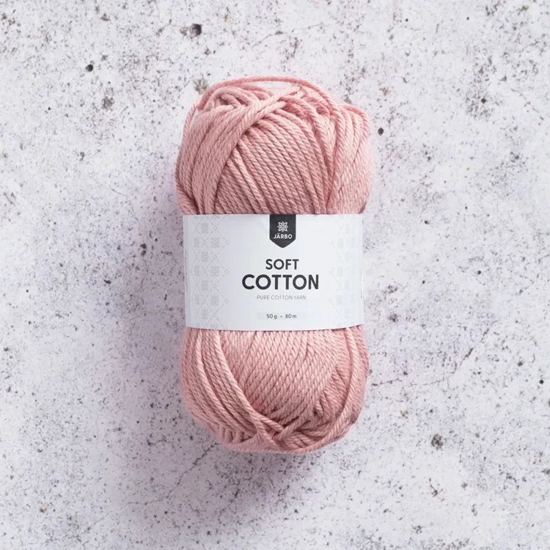 Järbo Soft Cotton, 8861, Vintage Rose, 50g Extra rabatt