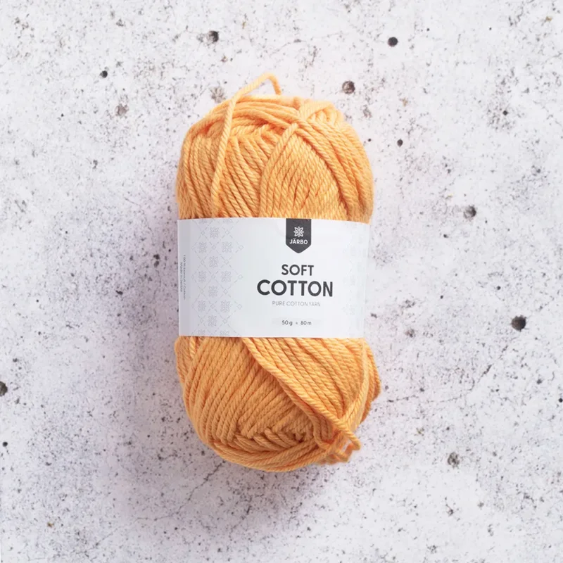 Järbo Soft Cotton, 8858, Apricot, 50g Begränsat erbjudande