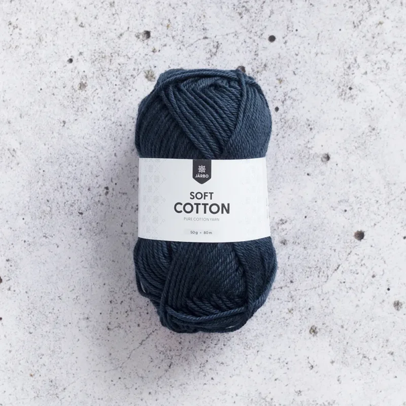 Premium Järbo Soft Cotton, 8829, Navy Blue, 50g