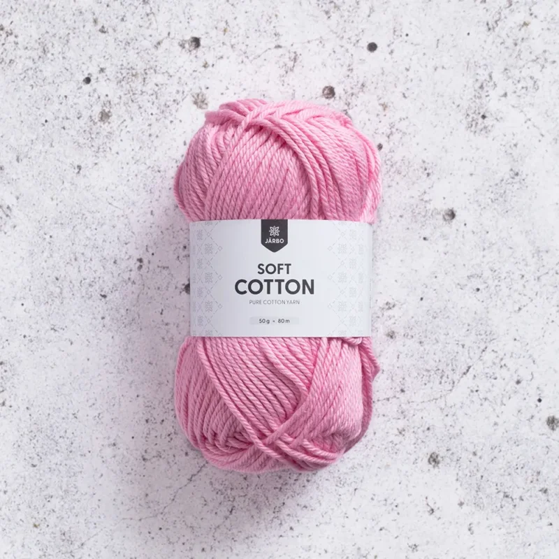 Kundfavorit Järbo Soft Cotton, 8814, Sweet Pink, 50g