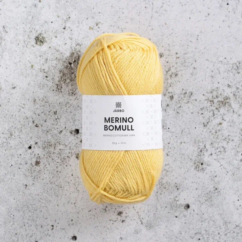 Järbo Merino Bomull, 34023, Butter Me Up, 50g Billigare