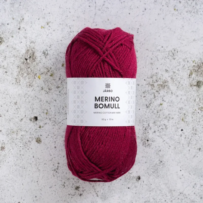 Sänkt pris Järbo Merino Bomull, 34021, Rogue One, 50g