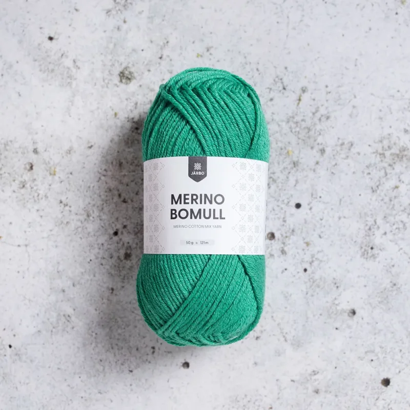 Järbo Merino Bomull, 34013, Pine Green, 50g Beställ idag
