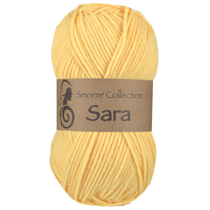 Erbjudandepris Snorre Collection Sara, 50g, 945 Gul
