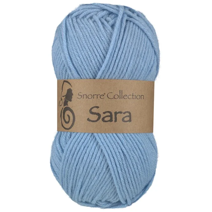 Rabatt Snorre Collection Sara, 50g, 920 Ljusblå