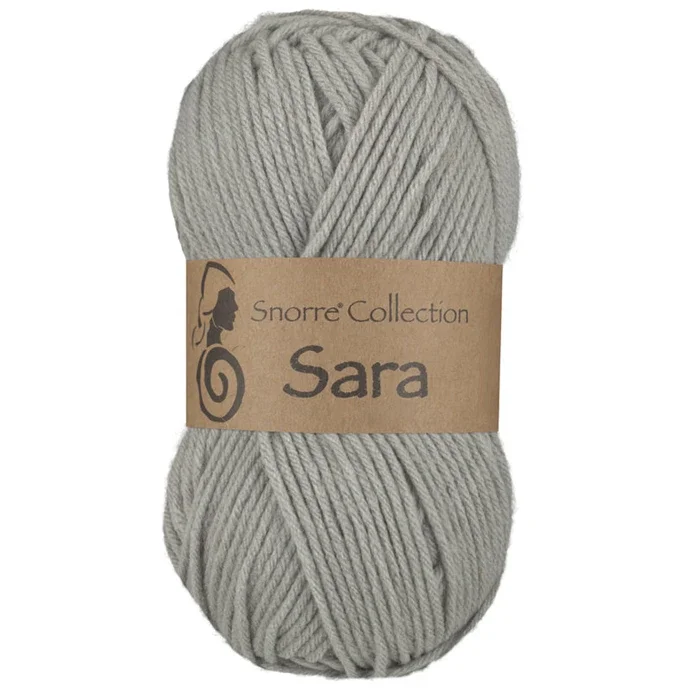 Begränsat antal Snorre Collection Sara, 50g, 913 Ljusgrå