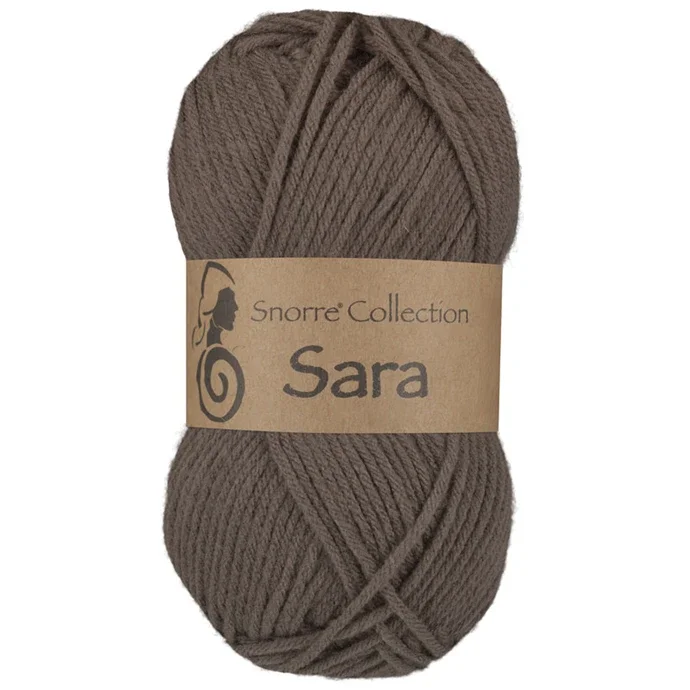 Utförsäljning Snorre Collection Sara, 50g, 908 Brun
