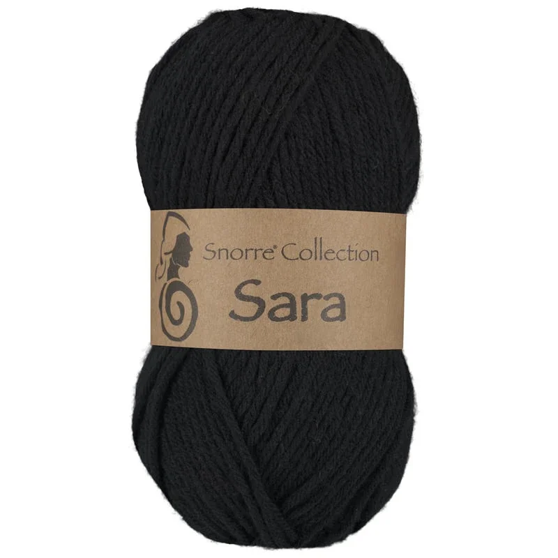 Trygg betalning Snorre Collection Sara, 50g, 903 Svart