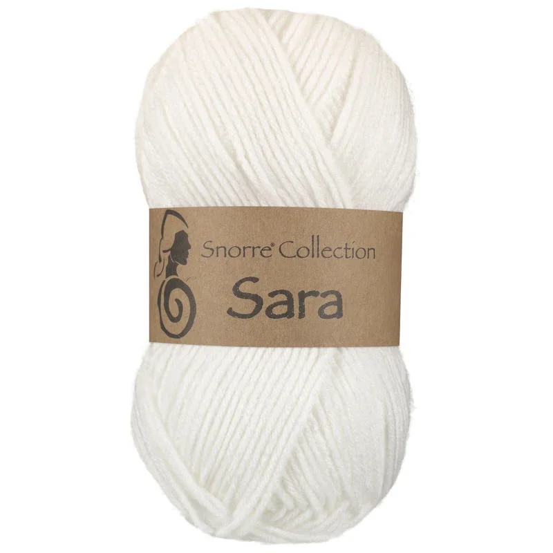 Kundfavorit Snorre Collection Sara, 50g, 900 Vit
