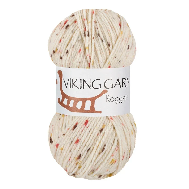 Fynd Viking Garn Raggen 150g Rött print, 792