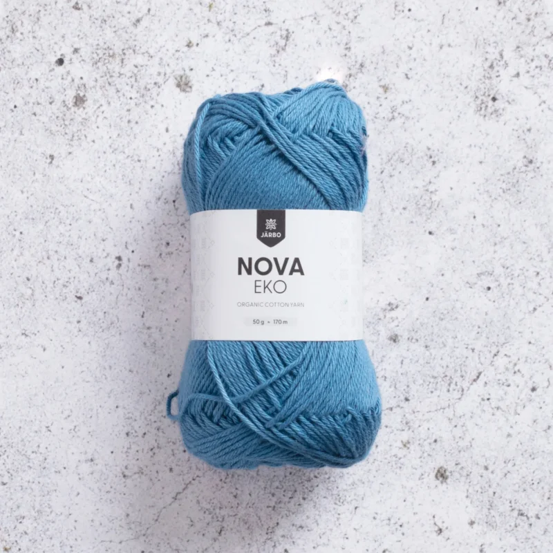 Järbo Nova Eko, 71027 Jeans Blue, 50g Kundfavorit