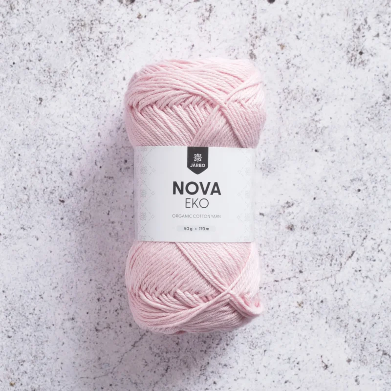 Järbo Nova Eko, 71013 Light Pink, 50g Fri frakt