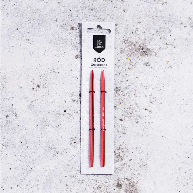 risnedsättning Järbo Röd ändstickor 13 cm - 5,5 mm