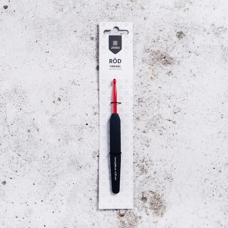 Järbo Röd Soft Grip virknål - 8 mm Premium