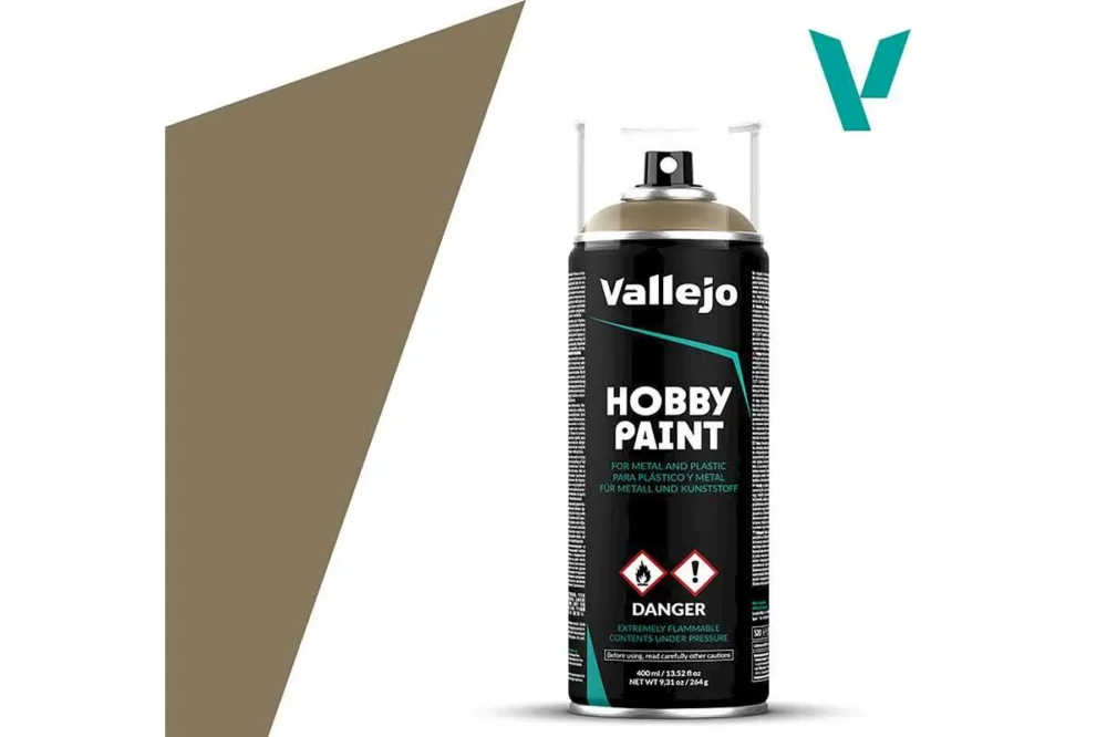 Köp nu Vallejo US Khaki Spray – 400 ml (264g)