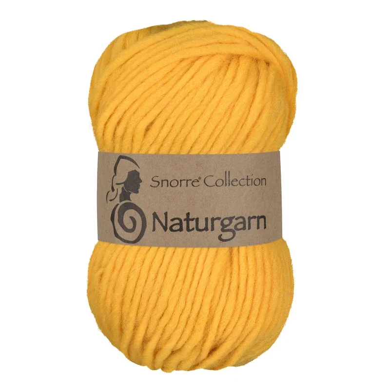 Snorre Collection Naturgarn, 50g, 645 Gul Nyhet
