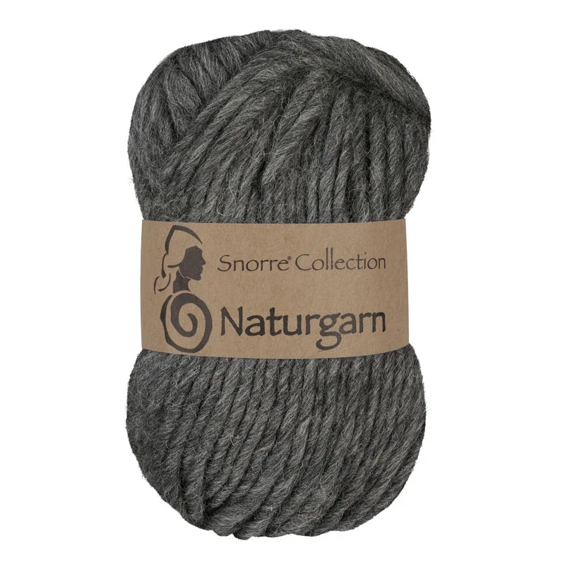 Snorre Collection Naturgarn, 50g, 615 Grå Fynd