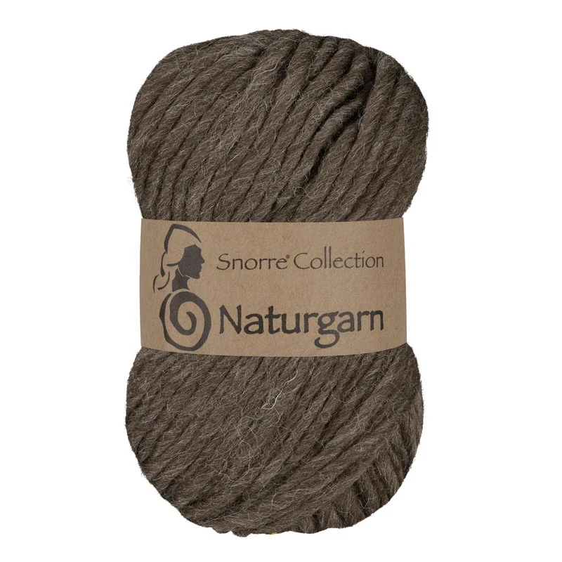 Expressleverans Snorre Collection Naturgarn, 50g, 608 Brun