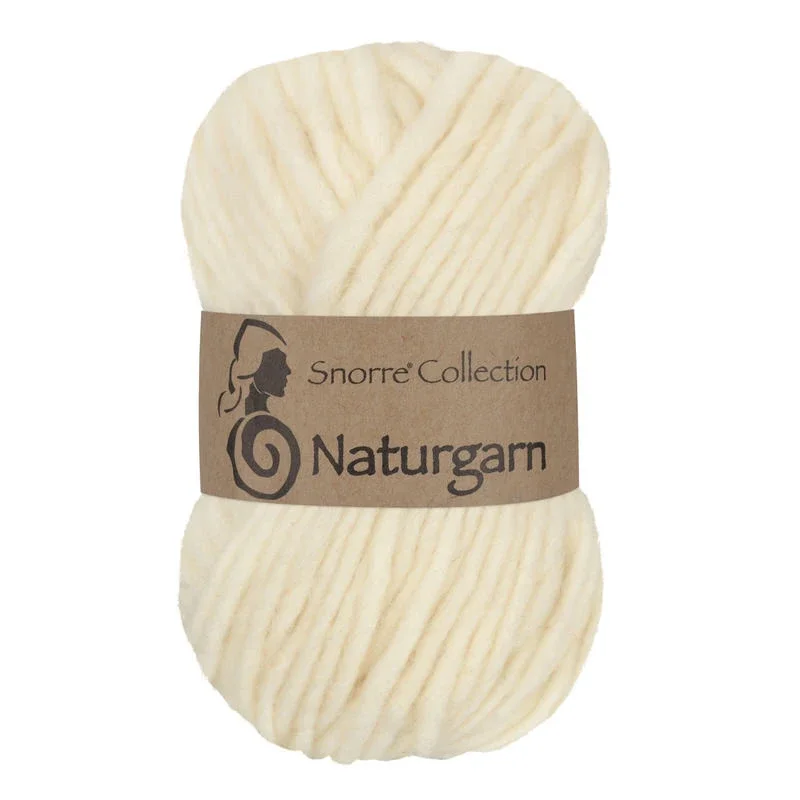 Fynd Snorre Collection Naturgarn, 50g, 600 Naturvit