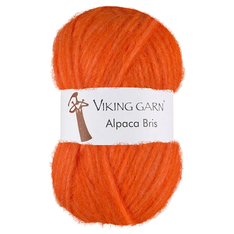 Garn Alpaca Bris, 50g, Orange 371 Fynd