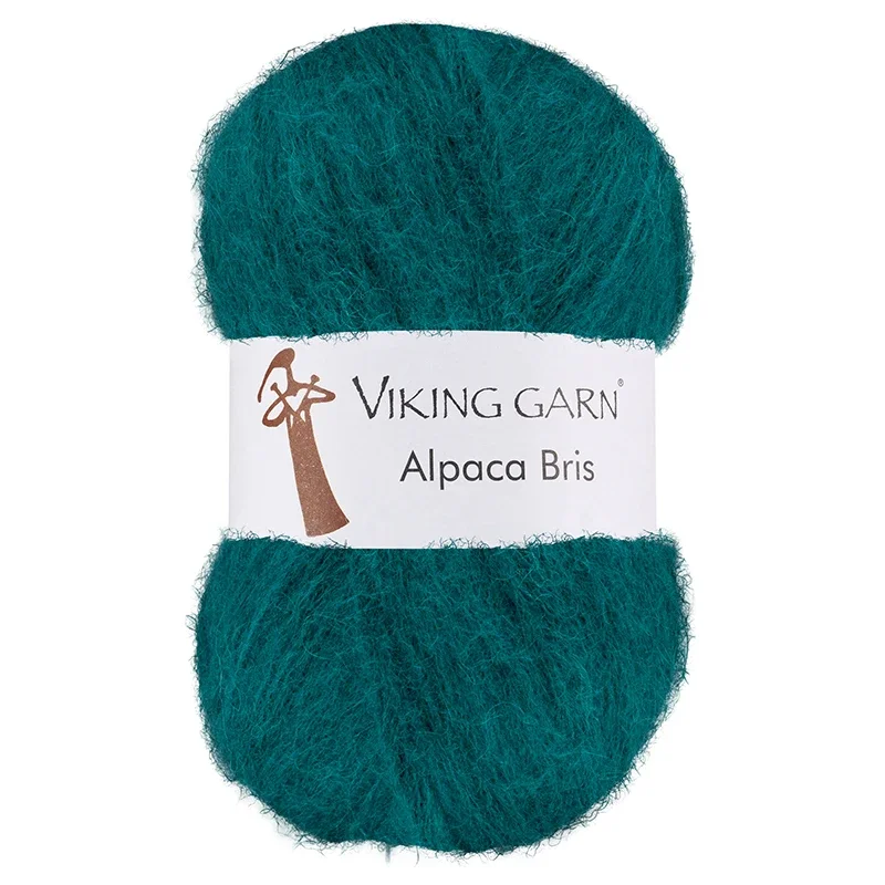 I lager Garn Alpaca Bris, 50g, Turkos 329
