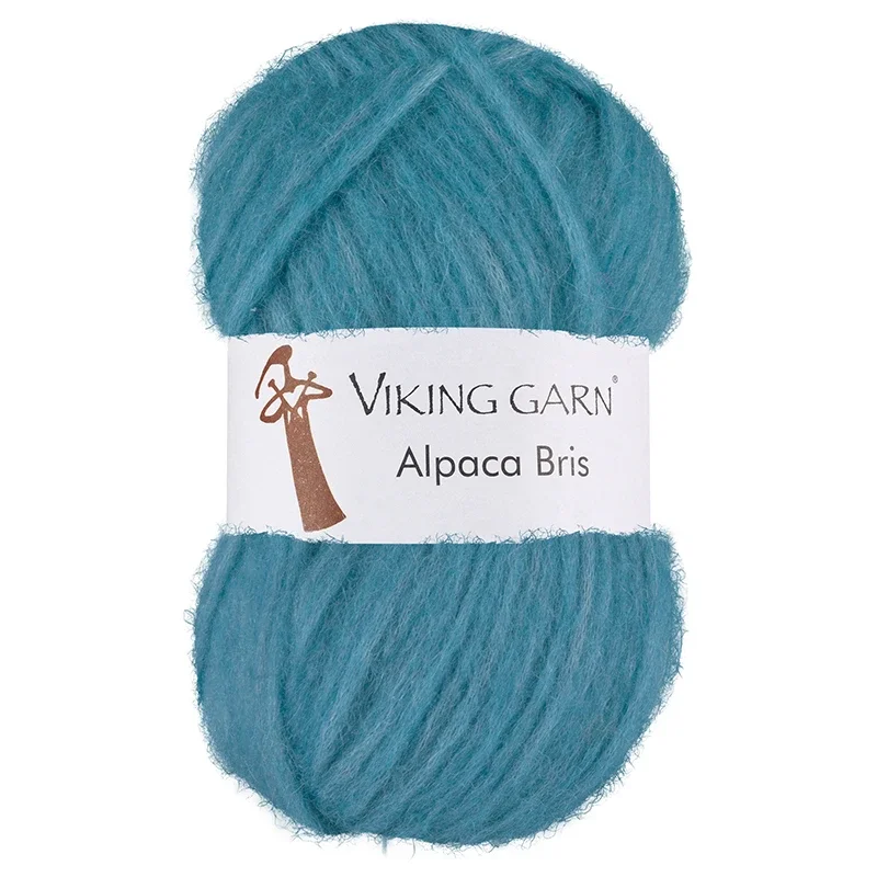 I lager Garn Alpaca Bris, 50g, Ljus Turkos 328