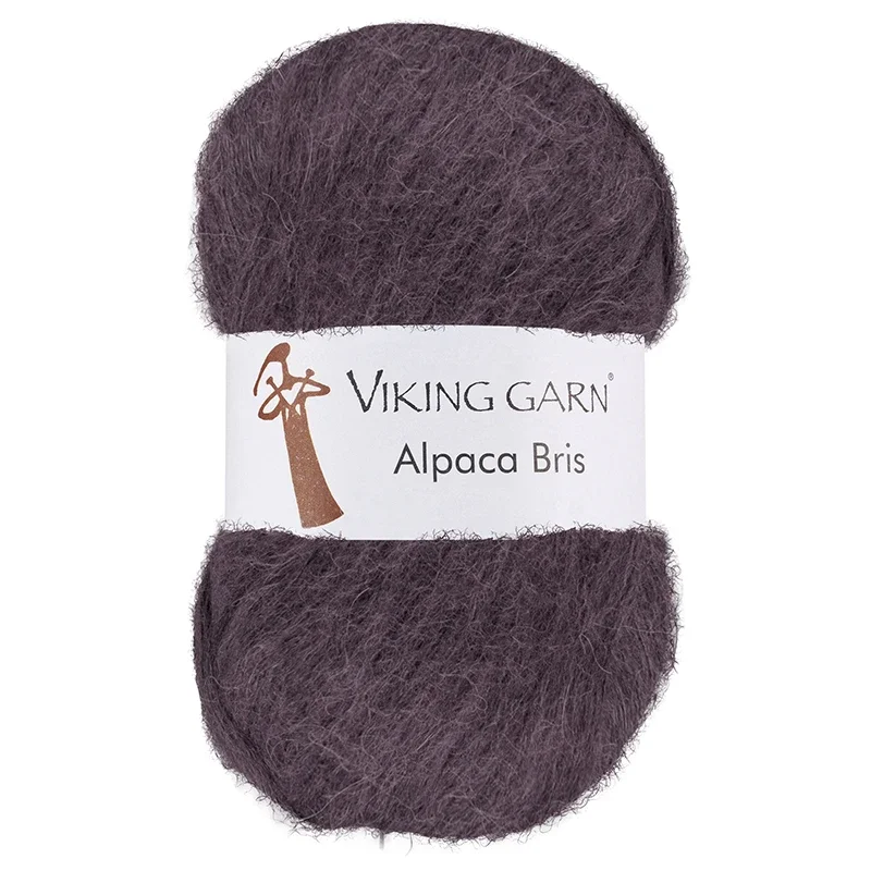 Nedsatt pris Garn Alpaca Bris, 50g, Lila 369