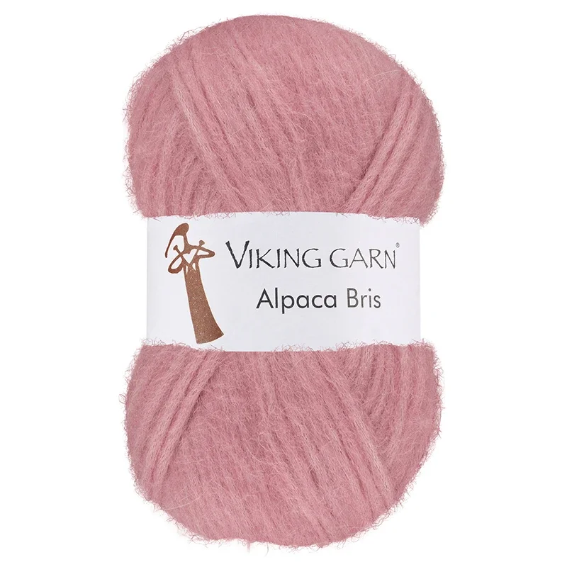 Garn Alpaca Bris, 50g, Gammelrosa 374 Populär