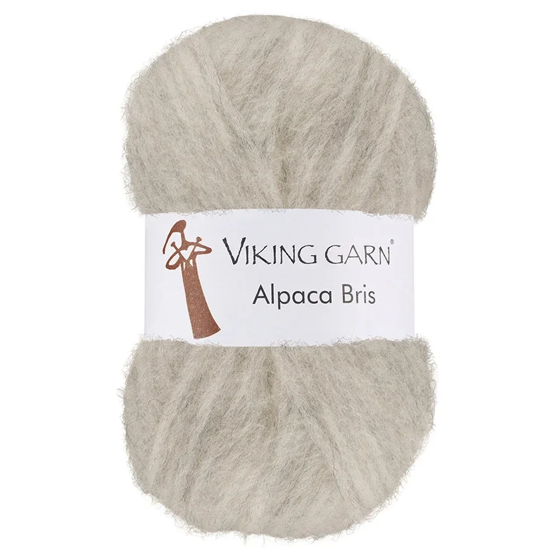 Garn Alpaca Bris, 50g, Pärlgrå 312 Lägg i varukorgen