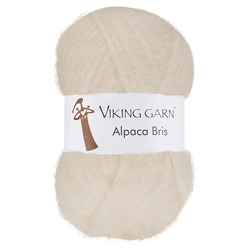 Garn Alpaca Bris, 50g, Naturvit 302 Outlet