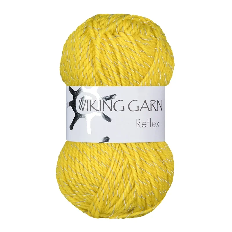 Extra rabatt Garn Reflex, 50g, Gul 445