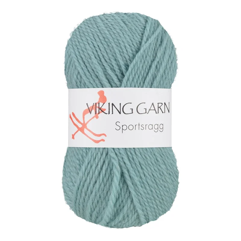 Kampanj Viking Garn Sportsragg, 50g, Ljus petrol 536