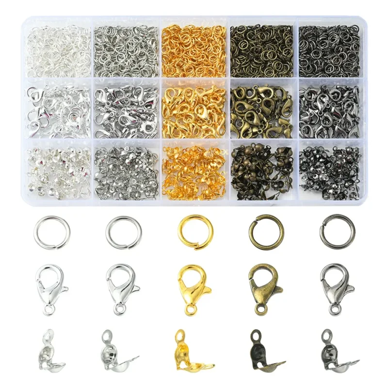 Smyckesdels-kit, 5 olika färger Kundfavorit