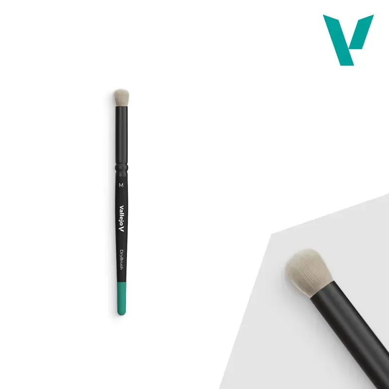 Vallejo, Dry Brush, Natural Hair Round, Medium Premium