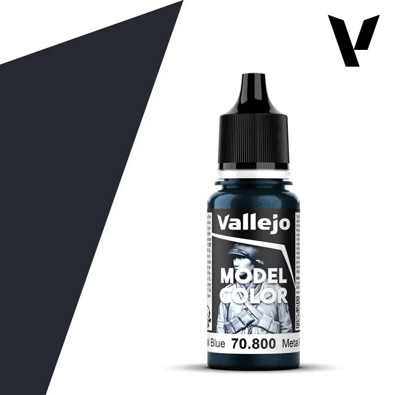 Vallejo Gunmetal Blue (metallic), 18mm, No 204 Lågt pris