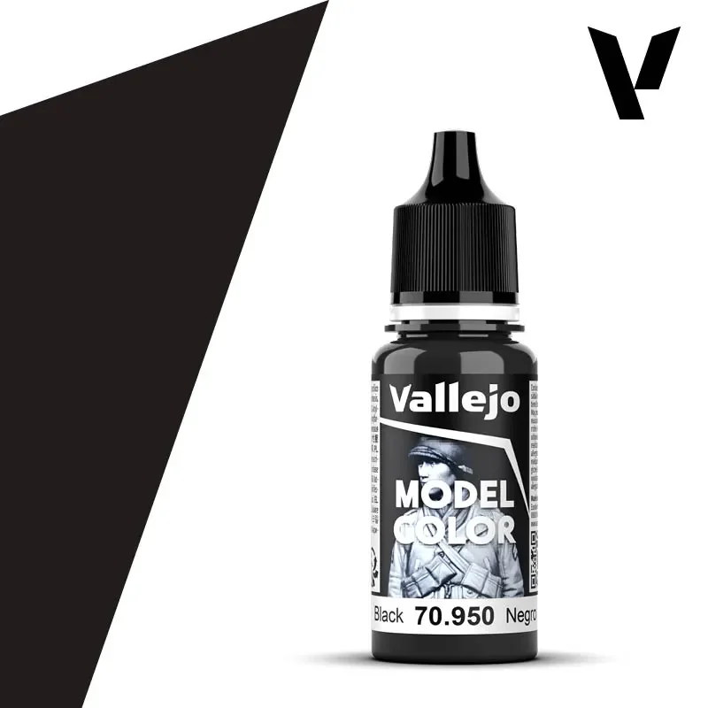 Vallejo Black, 18mm, No 191 Populärt val